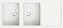 CM OREGON 11651 DBSD Granite Double Bowl Kitchen Sink &ndash; White Howlite Top Mount Sink with Drain Board &amp; Durable Granite Composite