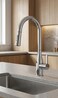 CM R1048 Pull-Out Kitchen Faucet &ndash; Chrome Kitchen Mixer Tap with Dual Spray Modes &amp; Single Handle Control