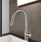 CM R1048S Pull-Out Kitchen Faucet &ndash; Brushed Nickel Finish with Dual Spray Modes &amp; Modern Design