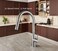 CM R1048S Pull-Out Kitchen Faucet &ndash; Brushed Nickel Finish with Dual Spray Modes &amp; Modern Design