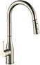 CM R1048S Pull-Out Kitchen Faucet &ndash; Brushed Nickel Finish with Dual Spray Modes &amp; Modern Design