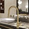 CM R1048BG Pull-Out Kitchen Faucet &ndash; Gold Finish with Dual Spray Modes &amp; Modern Kitchen Design