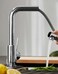 CM 90277MISCCRM Kitchen Faucet &ndash; Chrome Pull-Out Faucet with Extractable Shower, Dual Spray Modes &amp; Swivel Spout
