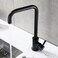 CM 9601B Kitchen Faucet &ndash; Matte Black Fixed Spout Faucet with Swivel Spout Design