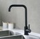 CM 9601B Kitchen Faucet &ndash; Matte Black Fixed Spout Faucet with Swivel Spout Design