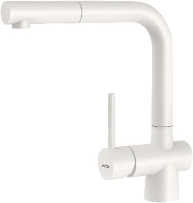 CM GH-6006-SW Pull-Out Kitchen Faucet &ndash; Stainless Steel Granite Finish Faucet with Spray Function &amp; Flexible Hose System