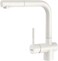 CM GH-6006-SW Pull-Out Kitchen Faucet &ndash; Stainless Steel Granite Finish Faucet with Spray Function &amp; Flexible Hose System