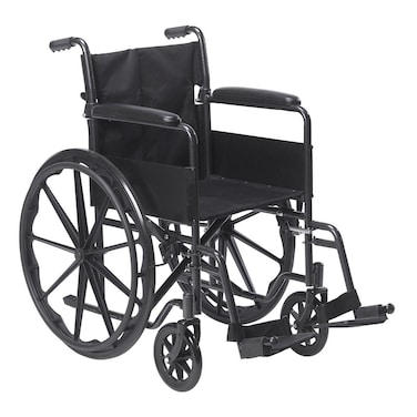High Back Steel Lightweight Manual Wheelchair