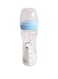 Nuvi Wide Neck Streamline Plastic Feeding Bottle 240ml