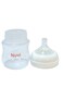 Nuvi Wide Neck Plastic Feeding Bottle 0m+, 120ml - Clear