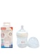 Nuvi Wide Neck Plastic Feeding Bottle 0m+, 120ml - Clear