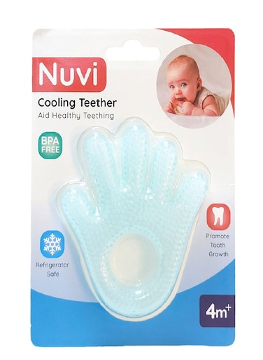 Nuvi Baby Teether &ndash; Cooling, Safe &amp; BPA-Free, 4m+