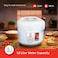 Sanford 1.8L Automatic Rice Cooker with Keep Warm Function   700W Power   Non-Stick Inner Pot   One-Touch Operation   Includes Steamer, Cup &amp; Spoon   White with Floral Design