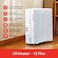 Sanford 13 Fins Oil-Filled Radiator Heater   2900W Power   3 Heat Settings   Adjustable Thermostat   Overheat Protection   Silent Operation   Portable Room Heater (Black)