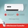Sanford 2000W Wall Mount Fan Heater   PTC Fast Heating   Remote Control &amp; Manual Operation   2 Heat Settings &amp; Fan Only   Timer Function   Overheat Protection   LED Indicator   White