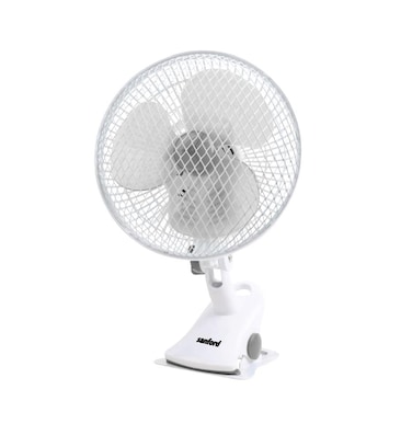 Sanford Portable Clip Fan &ndash; 3-in-1 Desk, Clip &amp; Wall Mount Fan, 45W Heavy-Duty Motor, 2-Speed, 360&deg; Horizontal &amp; Vertical Rotation, Wide Angle Oscillation, Super Quiet (SF6660BFN)