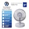 Sanford SF6668MFN Rechargeable Multi-Functional Table Fan &ndash; 2000mAh Battery, Up to 5Hrs Working, 3-Speed with Oscillation, USB Charging, Portable, Durable ABS Body (Grey)
