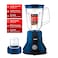 Sanford 2-in-1 Blender   350W Powerful Motor   1.5L Blender Jar &amp; 150g Dry Mill Jar   #304 Stainless Steel Blades   Overheat Protection (Navy Blue, White, Black) (Blue)