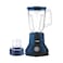 Sanford 2-in-1 Blender   350W Powerful Motor   1.5L Blender Jar &amp; 150g Dry Mill Jar   #304 Stainless Steel Blades   Overheat Protection (Navy Blue, White, Black) (Blue)