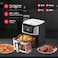 Sanford SF2450AF Digital Air Fryer with Visible Window, 5.5L Large Capacity, 1500W, Touch Control LED Display, 7 Presets, 360&deg; Heat Circulation, Oil-Free Cooking, Timer &amp; Temperature Control