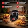 Sanford SF2455AF Digital Air Fryer 4.0L, 1200W, Touch Control LED Display, 7 Presets, 360&deg; Hot Air Circulation, Oil-Free Cooking, Auto Shut-off, White/Black (Black)