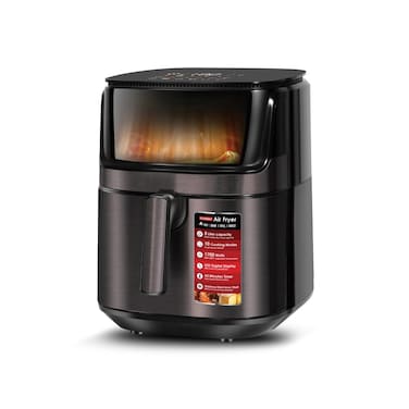 Sanford SF2458AF Digital Air Fryer 8.0L Capacity (6L Basket), 1700W, Visible Window, LED Touch Display, 10 Presets, 360&deg; Heat Circulation, Perfect Crisp System, Oil-Free Cooking