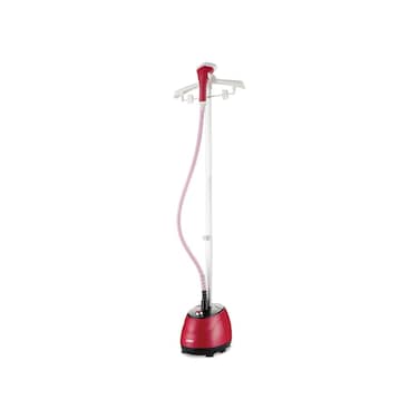 Sanford 1800W Garment Steamer, 1.8L Water Tank, 45-Sec Heat-Up, 50-Min Continuous Steam, Adjustable Pole, Auto Shut-Off, Anti-Scalding Hose, Fabric Wrinkle Remover for Clothes, SF2910GS (Red)