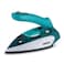 Sanford 900-1100W Travel Steam Iron, Dual Voltage Portable Iron with Foldable Handle &amp; Ceramic Coating Soleplate, for Home &amp; Travel (Green)