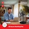 Sanford 5-in-1 Rechargeable Stand Fan, 16-Inch, 3600mAh Battery, 45H Max Run Time, 5-Speed Control, 1350 RPM, Remote Control, Timer, LED Light