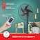 Sanford 5-in-1 Rechargeable Stand Fan, 16-Inch, 3600mAh Battery, 45H Max Run Time, 5-Speed Control, 1350 RPM, Remote Control, Timer, LED Light