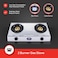 Sanford 2-Burner Gas Stove, Heavy Cast Iron Burners, Low Gas Consumption, Auto Ignition, Stainless Steel Body SF5356GC