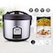 Sanford 1.8L Automatic Rice Cooker with Steamer, 700W Power, Non-Stick Inner Pot, and Keep Warm Function, Stainless Steel Body, Model SF1189RC