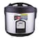 Sanford 1.8L Automatic Rice Cooker with Steamer, 700W Power, Non-Stick Inner Pot, and Keep Warm Function, Stainless Steel Body, Model SF1189RC