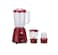 Sanford 3-in-1 Blender and Mill, 400W Powerful Motor, 1.6L Capacity, Stainless Steel Blades, 2-Speed Control with Pulse Function, SF6807BR (Maroon)