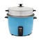 Sanford 2.2L Automatic Rice Cooker with Non-Stick Pot, 900W Power, and Transparent Glass Cover, Model SF1190RC (Blue)