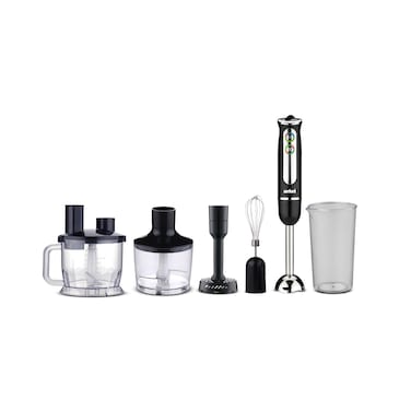Sanford 8-in-1 Multi-Functional Hand Blender Set, 700 Watts DC Copper Motor, 2 Speed with 8 Variable Settings, Stainless Steel Blades, Quiet Operation SF6852MHB
