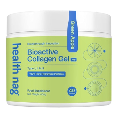 Health Nag Bioactive Colllagen Gel Jelly, Green Apple, 400 gm