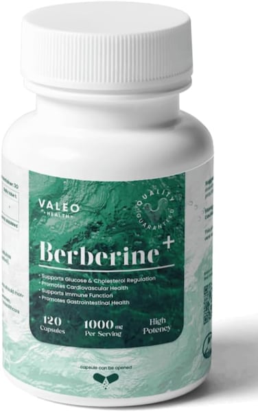 Generic Berberine+ 1000mg - Supports Healthy Immune Function, Blood Sugar, Cholesterol, And Metabolism - 90 Capsules