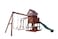 Mountpeak - Vinson Massif Swing Set &amp; Playhouse with wooden roof