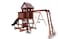 Mountpeak - Vinson Massif Swing Set &amp; Playhouse with wooden roof