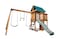 Mountpeak - Logan Swing Set &amp; Playhouse with balcony