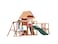 Mountpeak - Double Decker Everest Swing Set  &amp; Playhouse with wooden roof
