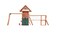 Mountpeak - Double Decker Everest Swing Set  &amp; Playhouse with wooden roof