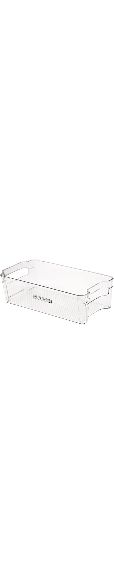 Royalford pet refrigerator organizer- rf11215 multi-purpose rectangular transparent basket break-resistant, light-weight, durable and stylish