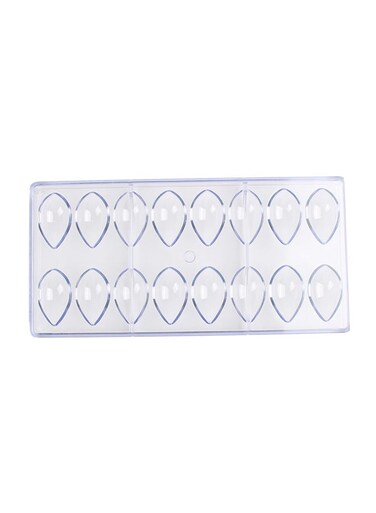 Chef 16 Cavities Chocolate Mould Clear 28x14x4cm