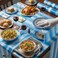 Plastic Sufra Disposable Plastic Table Cover Roll (100 Sheets) &ndash; Waterproof Disposable Tablecloth for Dining, Picnic, Party &amp; Catering (Pack of 10)