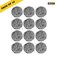 Heavy Duty Stainless Steel Scrubber Pads &ndash; Rust-Resistant Multipurpose Kitchen Cleaning Scrubbers for Pots, Pans, Grills, Stove &amp; Sink (Pack of 12)