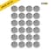 Heavy Duty Stainless Steel Scrubber Pads &ndash; Rust-Resistant Multipurpose Kitchen Cleaning Scrubbers for Pots, Pans, Grills, Stove &amp; Sink (Pack of 24)