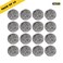Heavy Duty Stainless Steel Scrubber Pads &ndash; Rust-Resistant Multipurpose Kitchen Cleaning Scrubbers for Pots, Pans, Grills, Stove &amp; Sink (Pack of 16)