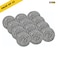 Heavy Duty Stainless Steel Scrubber Pads &ndash; Rust-Resistant Multipurpose Kitchen Cleaning Scrubbers for Pots, Pans, Grills, Stove &amp; Sink (Pack of 12)